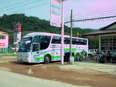 the bus station on koh chang